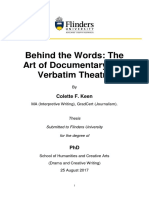 Behind The Words The Art of Documentary PDF