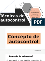 Técnicas de autocontrol para la modificación de conductas