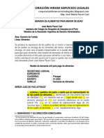 Modelo Demanda de Alimentos - Autor José María Pacori Cari