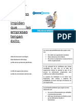 Problemas que impiden que las empresas tengan éxito