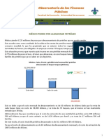 Mexico Pierde Por Guardar Petróleo