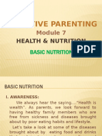 Effective Parenting: Health & Nutrition