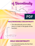 Types of Discontinuity