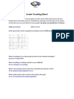 Grade Tracking Sheet 4 30 20