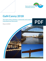 Gan Canny 2018: The Views of The Voluntary, Community and Social Enterprise Sector in Gateshead and Newcastle
