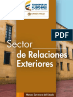 Sector Relaciones Exteriores PDF