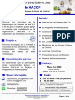 03 Informacion Detallada Curso HACCP en Linea Mayo 2 de 2020 PDF