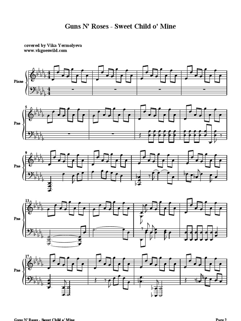 Sweet Child | PDF