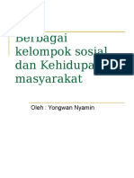 Kelompok Sosial Dan Kehidupan Masyarakat