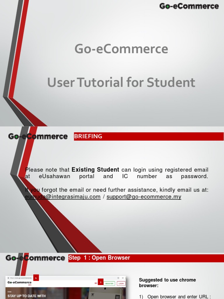 User Guideline For Student.08012020 | PDF | Login | Button (Computing)