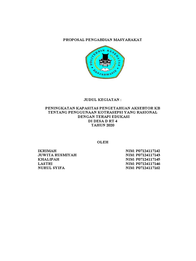 Proposal Penyuluhan Kb Rasional Fn Docx
