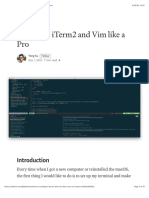 Configure Iterm2 and Vim Like A Pro - Yong Su - Medium PDF