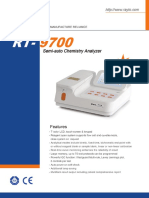 Chemistry Analyzer Rayto RT 9700 Semi Auto