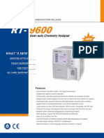 Semi Auto Chemistry Analyzer Rayto RT 9600 PDF