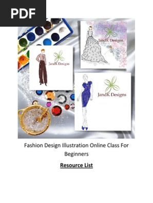 001 Fashion Design Illustration For Beginners - Class Resource List.pdf