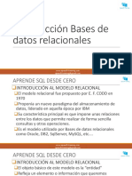 Introducci N BBDD Relacionales PDF