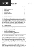 Unit 1 Multithreaded Programming: Structure Page Nos