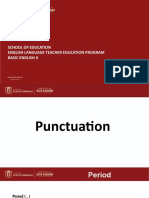Writing + Punctuation - Students