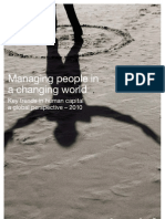 Managing People in A Changing World - Key Trends in Human Capital - A Global Perspective 2010