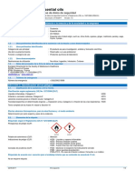 Ficha de Seguridad Aceites Essenciales