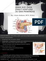 Asuhan Gizi Pada Penyakit Kantung Empedu Dan Pankreas