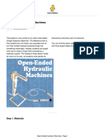 Open Ended Hydraulic Machines PDF