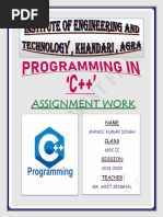 C++ Assignment PDF