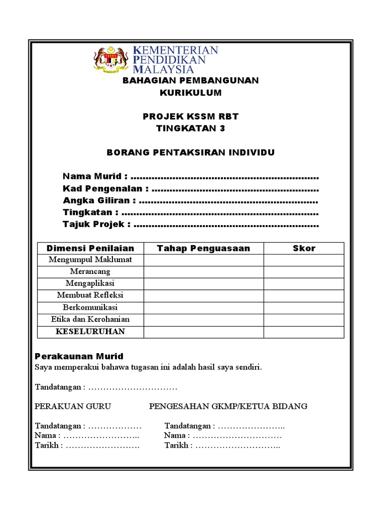 Folio Projek Rbt