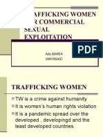 Trafficking Women For Commercial Sexual Exploitation