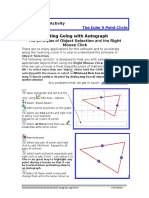 Getting Going With Autograph: The Principles of Object Selection and The Right