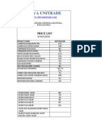 Daily Price LIST 03-03-2020