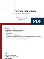 Case Interview Preparation: Practice Session 2