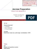 Case Interview Preparation: Practice Session 5