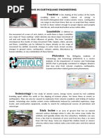 Terms in Earthquake Engineering: Temblor