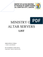 Ministry of Altar Servers
