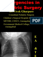 Emergencies in Pediatric Surgery