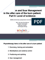 Burn Rehab Evidence for Scar Management Therapies