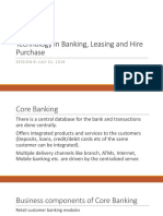 Session 9 Technology in Banking, Leasing and Hire Purchase