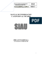 Manual Del Siau - Ayuuleepala Ipsi