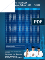 Jadwal Imsakiyah 1441 H PDF