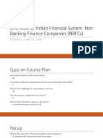 Overview of Indian Financial System:Non Banking Finance Companies (NBFCS)