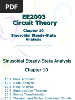 10 Sinusoidal Steady State Analysis