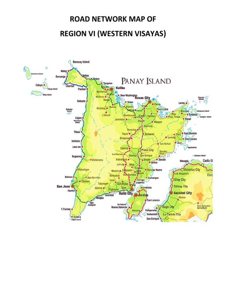 Road Network Map of Region 6 | PDF