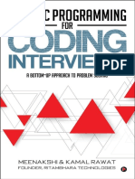 Meenakshi Rawat K Dynamic Programming For Coding Interviews A Bottom Up Approach To Problem Solving 2017 PDF