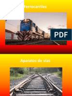 Ferrocarriles: Aparatos de vías y elementos básicos