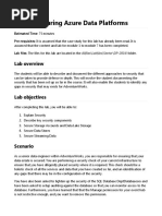 Lab 8 - Securing Azure Data Platforms