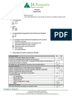 Pre-Test - 9-10 Miruna - Tulbure PDF