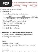 N N N N: - PF Is Not Given, So Assume 0.85 and - Efficiency 88 %