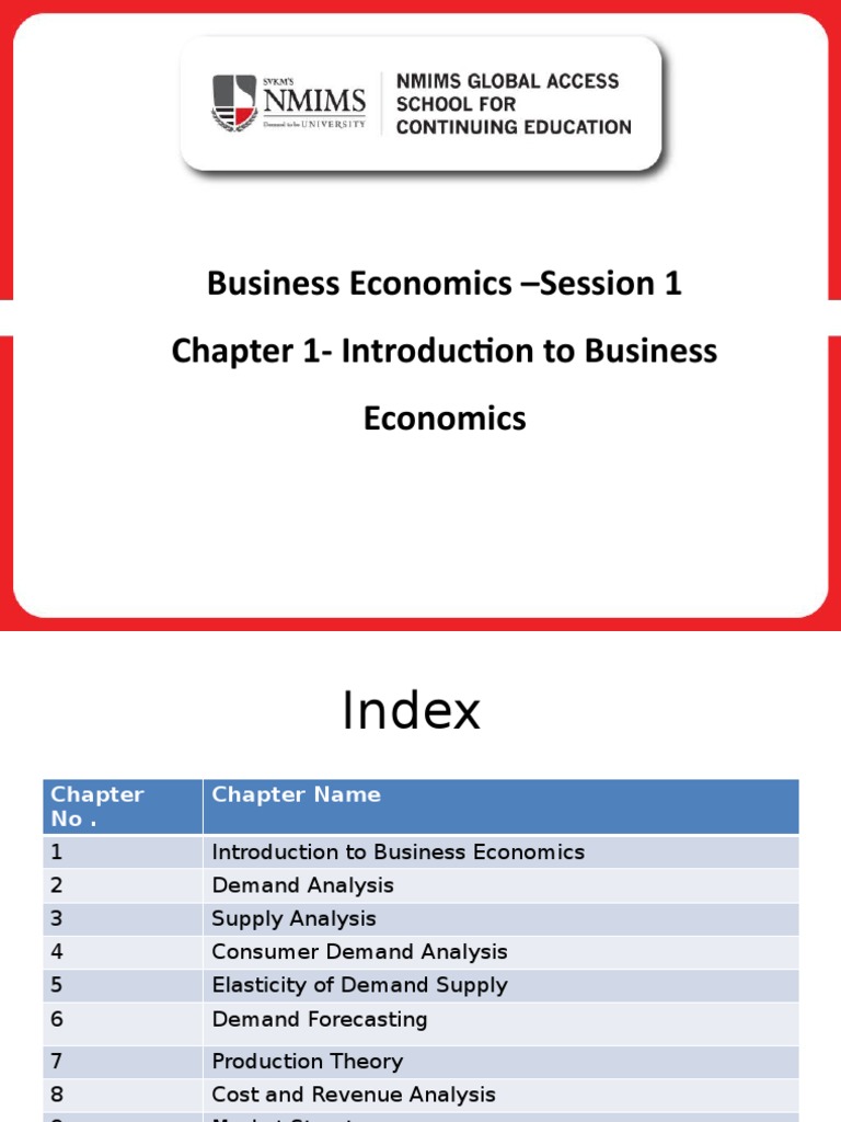 Business Economics - Chapter 1 PPT W8oPLxUWAi | PDF | Macroeconomics ...