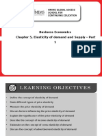 Business Economics Chapter 5, Elasticity of Demand and Supply - Part 1